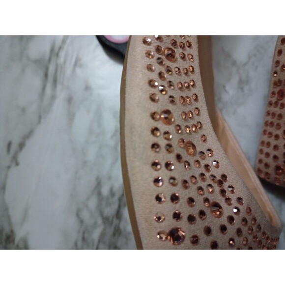 Big Buddha Fabric & Rhinestone Flats Size 9.5 - Picture 7 of 10